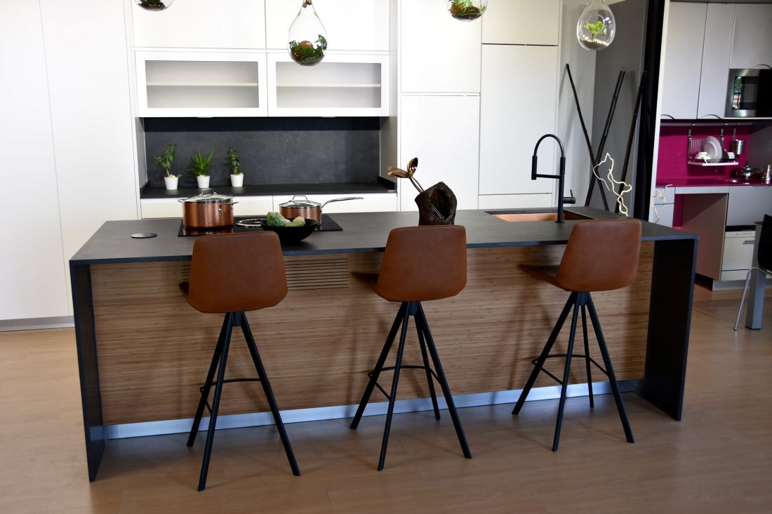 La barra de cocina ideal Verde - Fábrica de muebles de cocina