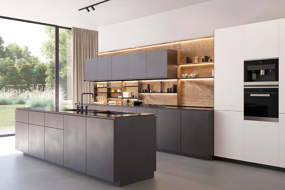Antracita: la tendencia de diseño interior que conquistará tu cocina